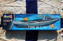 images/productimages/small/German U-BOAT TYPE IX C40 U190 Revell 05133 doos.jpg